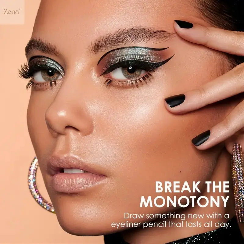 Black Waterproof Liquid Eyeliner Pencil