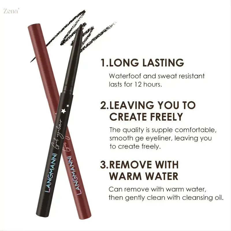 Black Waterproof Liquid Eyeliner Pencil