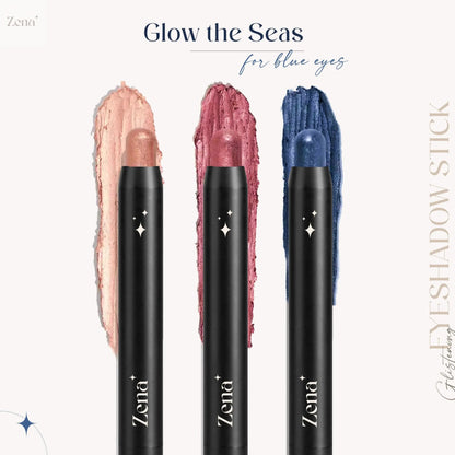 Sparkle Trio: 3-Piece Glitter Cream Eyeshadow Stick Set